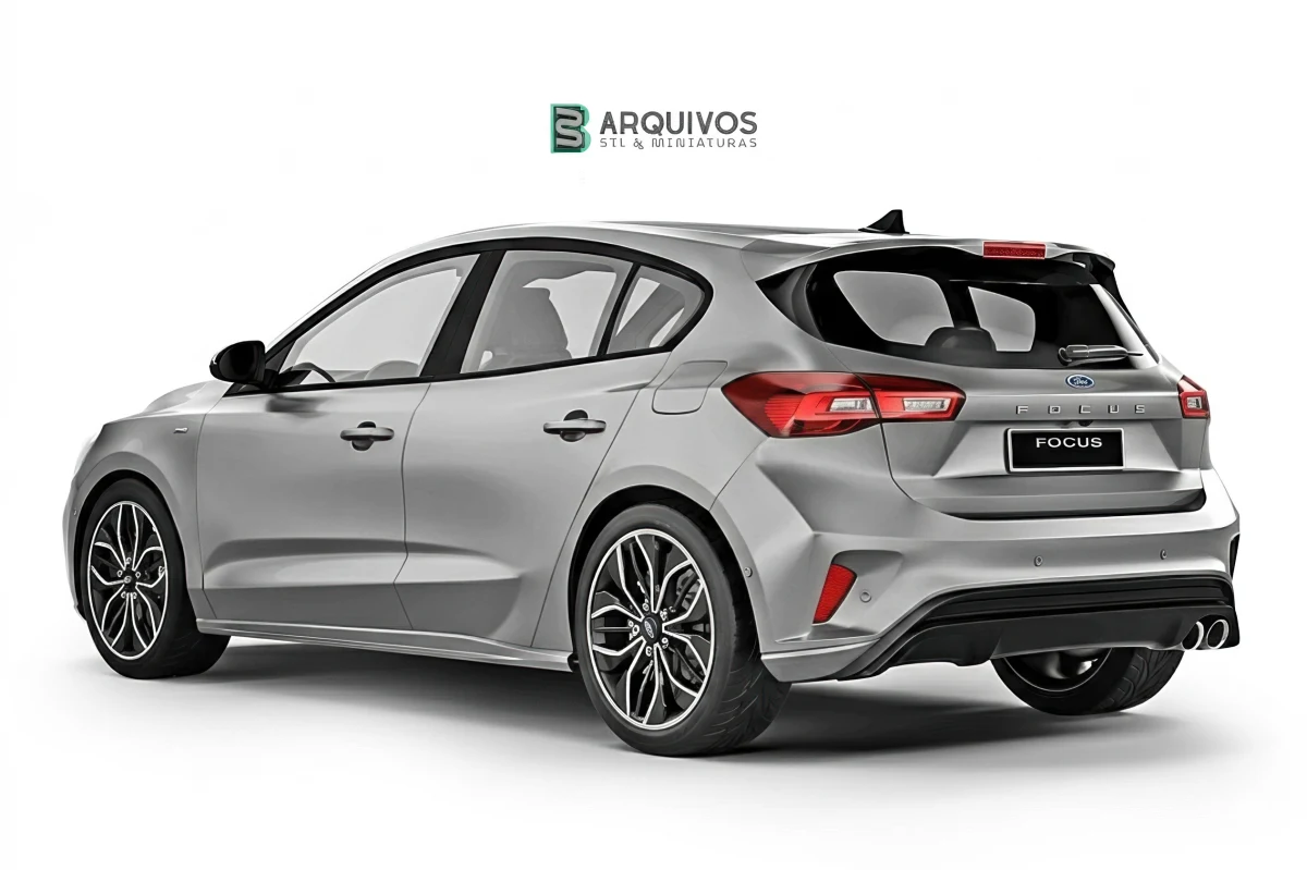 Modelo 3D STL - Ford Focus 2022 — foto 7